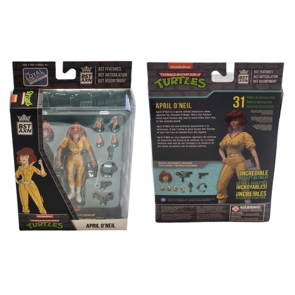 Loyal Subjects BST AXN Arcade Game Teenage Mutant Ninja Turtles 7 Figure Bundle - Picture 3 of 12